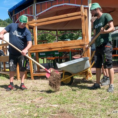 Auf- und Abbau